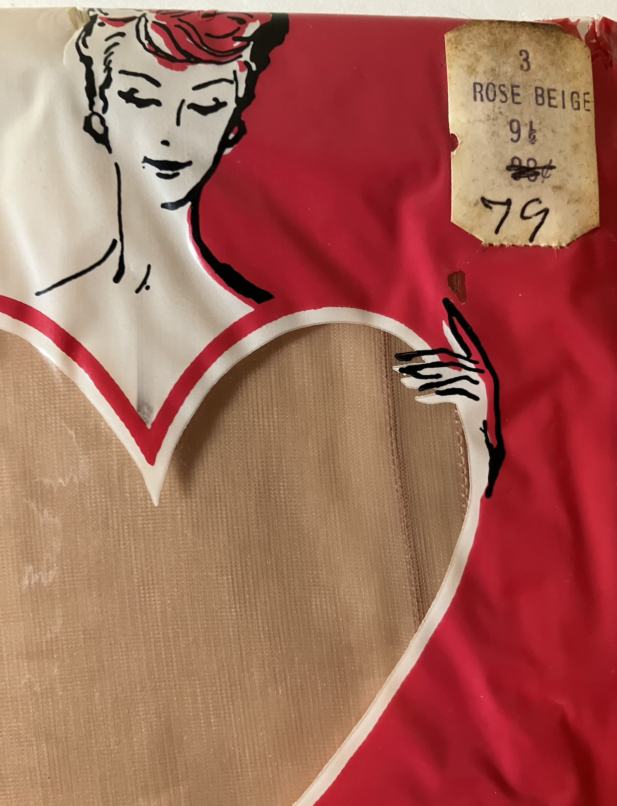 3 PAIR 1940 FULL FASHIONED GLAMOUR SHEER NYLON STOCKINGS CUBAN HEEL SEAMED BEIGE