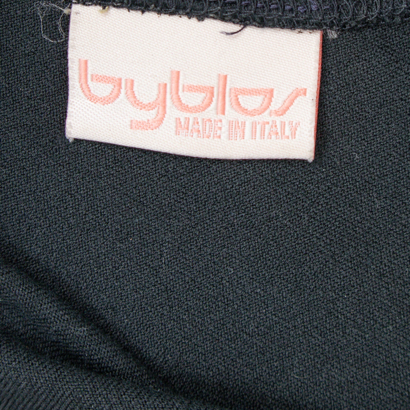 Vintage Byblos Black Belted Jumpsuit Sleeveless Made In Italy IT 38 US 2