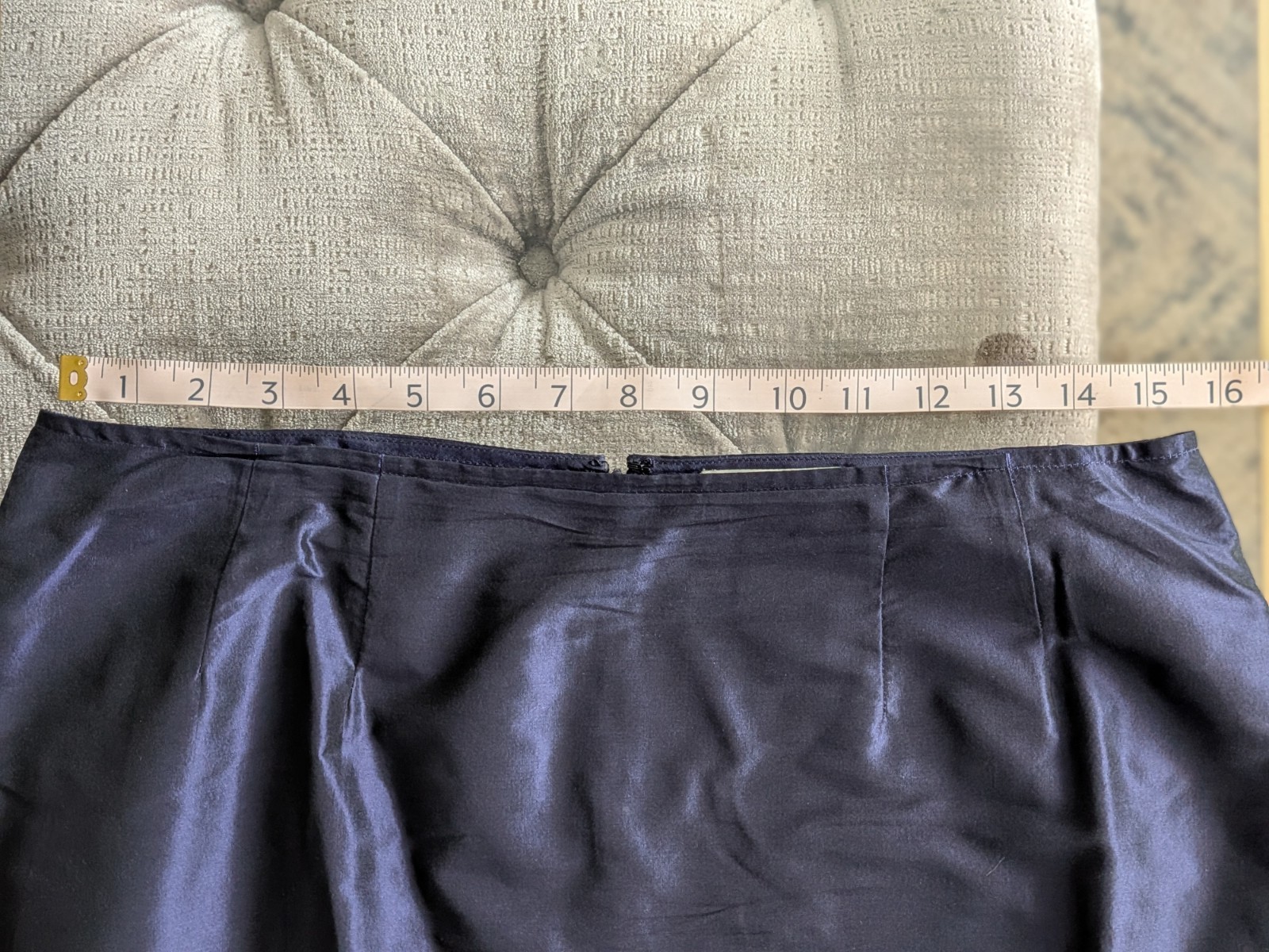 VTG Neiman Marcus Exclusive Silk Satin Skirt Suit Set 8 M Purple Ruched Tailored