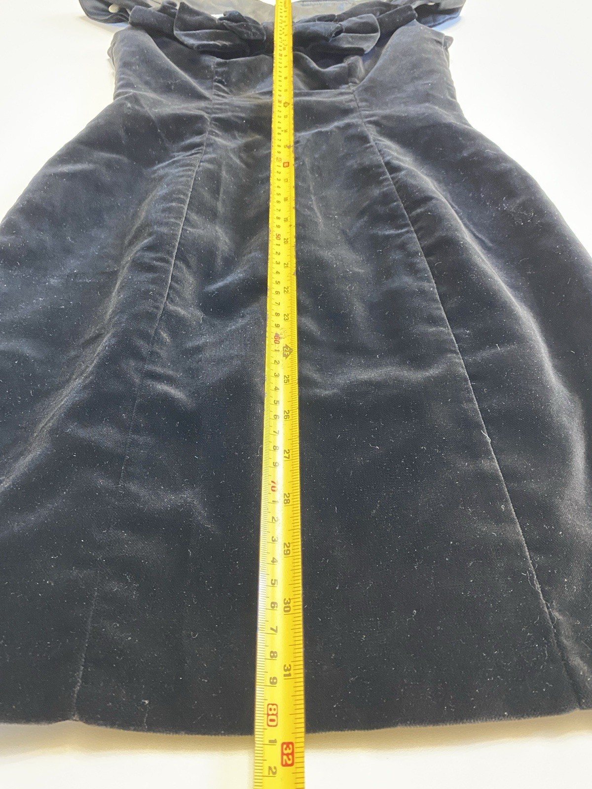 Vintage 80s Laura Ashley 6 Velvet Off Shoulder Cocktail Dress Great Britain Mini