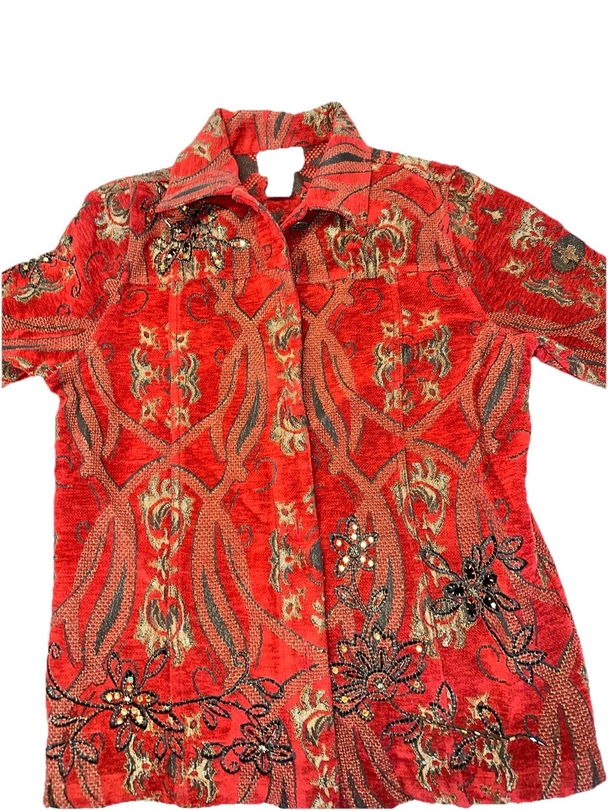 Graff California Wear Vintage Red Floral Women’s