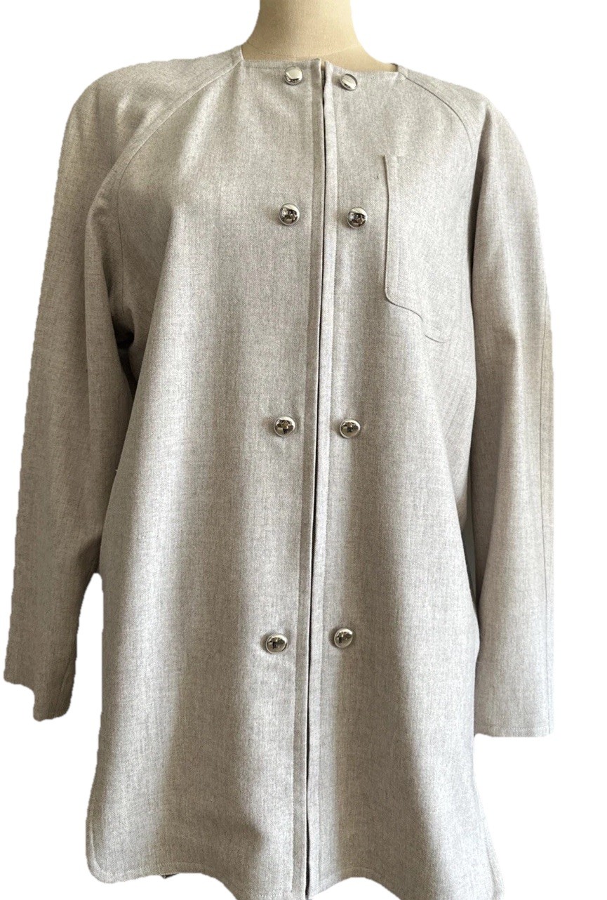 COURREGES VINTAGE PARIS WOOL JACKET SKIRT SUIT Sz38(6)
