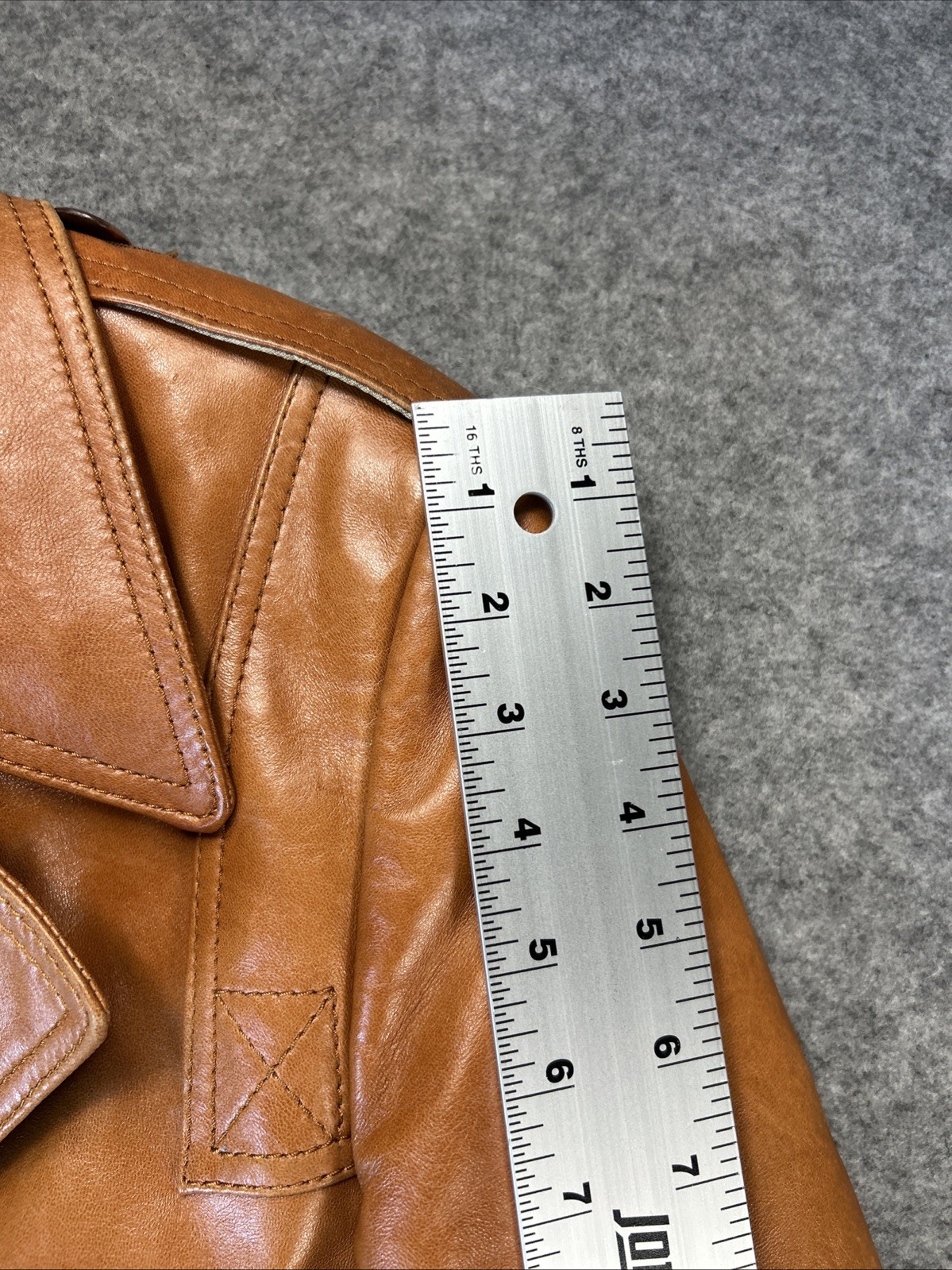 Cortefiel Leather Trench Coat 40 Belted Long Jacket Made in Spain Vintage “Read”