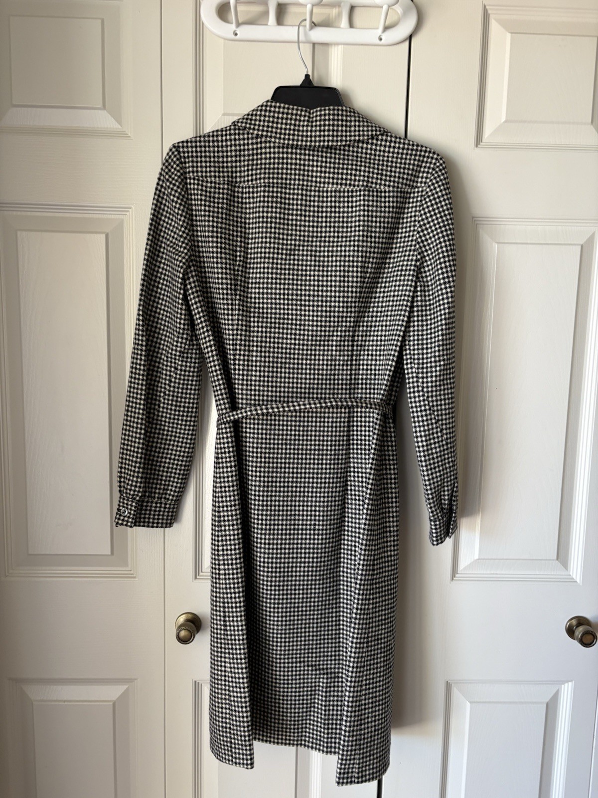 Pendleton | Vintage wool shirt dress. USA. Size 12. Herringbone. Retro. 70s.