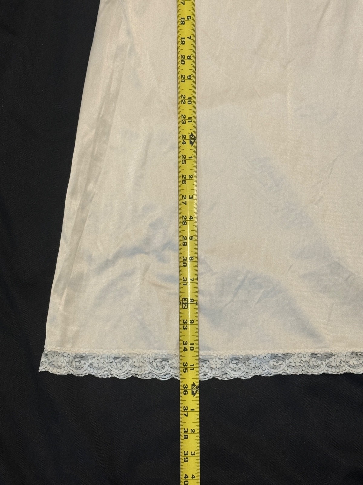 Vanity Fair Womens Nightgown Slip Dress Size 38 US L USA Fairy Coquette Regency