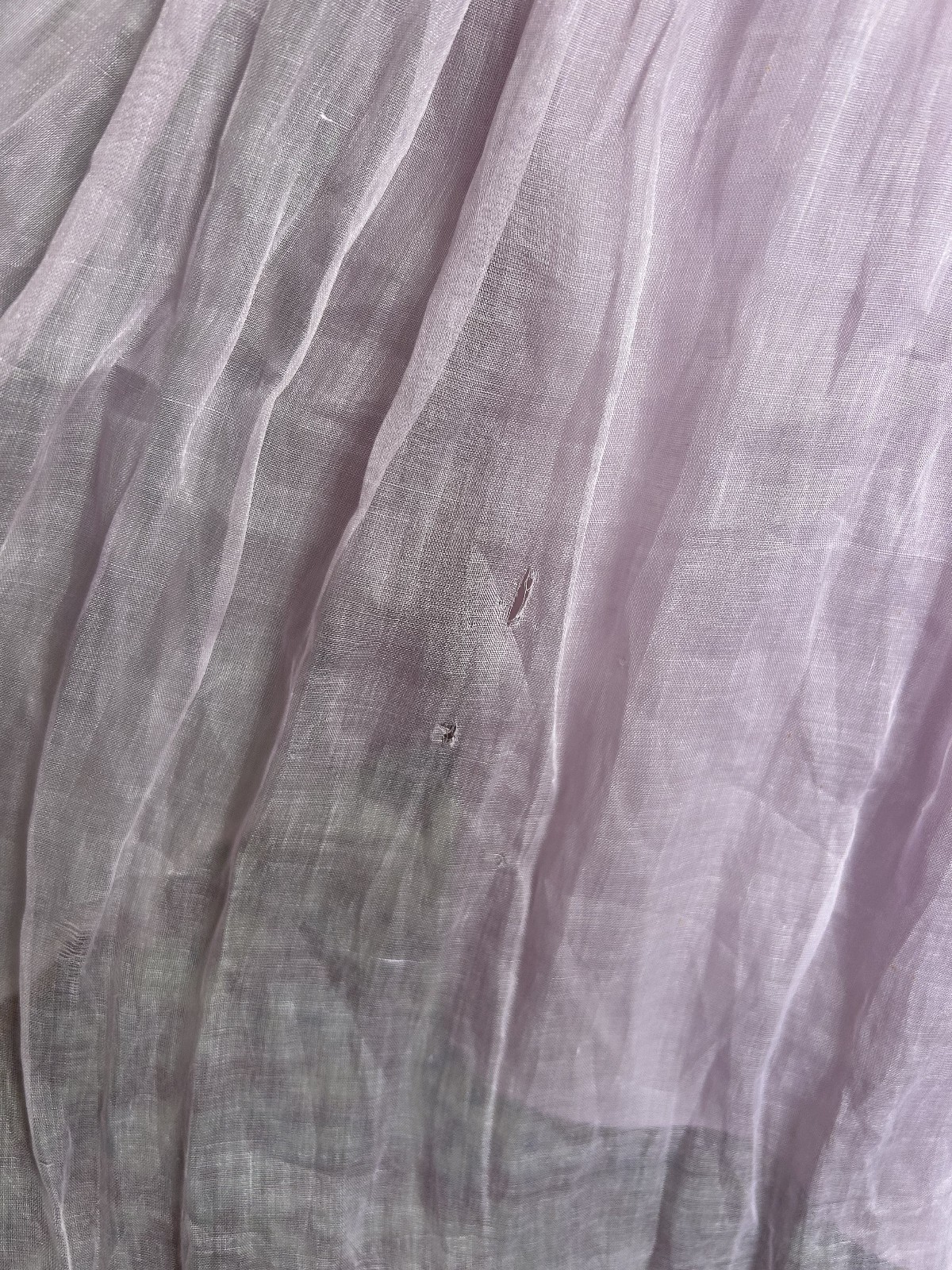 Vintage 1950s Lilac Emma Domb Lavender CHIFFON Organza Party Prom Cupcake DRESS