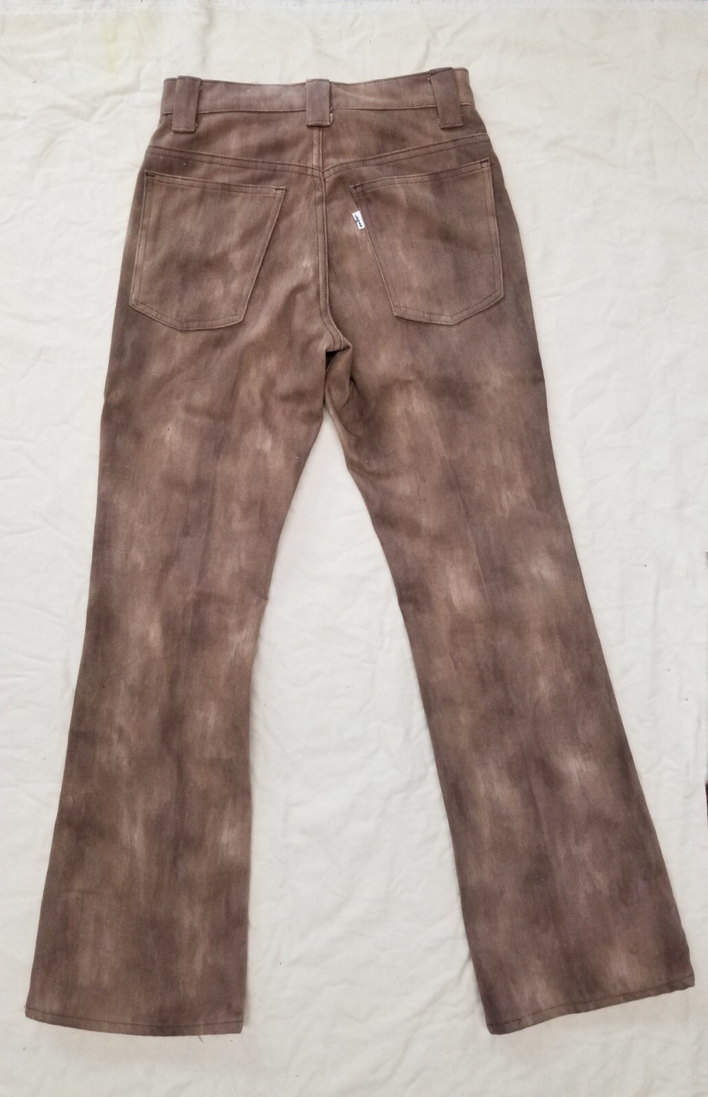 Vintage Levis White Tag Big E Cargo Bush Pants Brushed Cotton Jeans 28×29.5