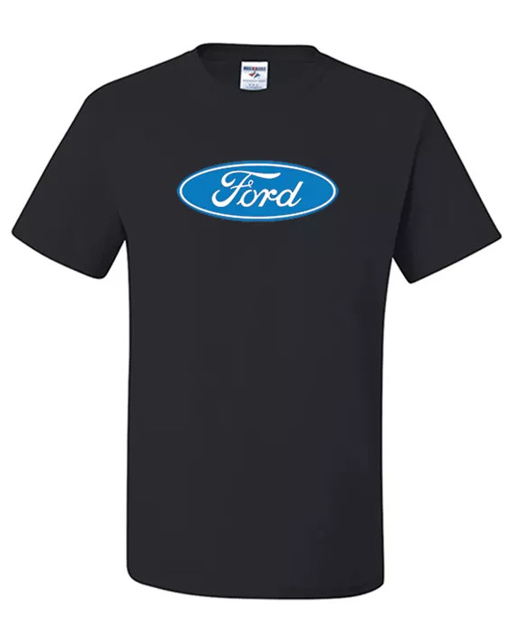Licensed Built FORD T-Shirt Top Ford Logo F150 Truck Mustang Tee Shirt Dad Gift