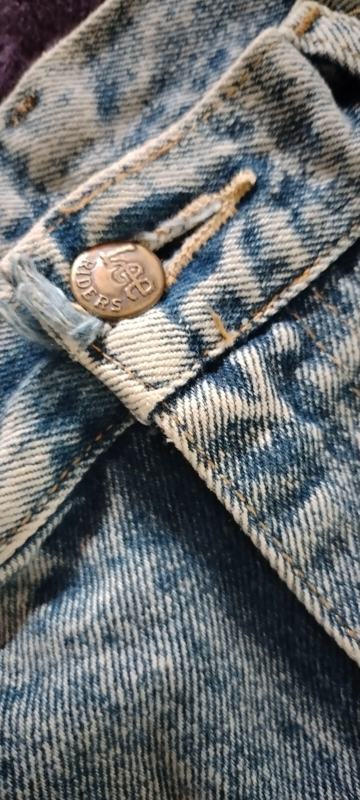Women&rsquo;s Vintage Lee Acid Washed Retro Jeans Size 13 Medium Made in USA Fashion