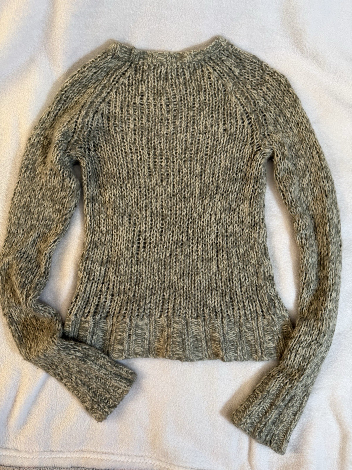 Vintage 90s Y2K American Eagle Outfitters Angora Blend Sweater AE Layer Knit