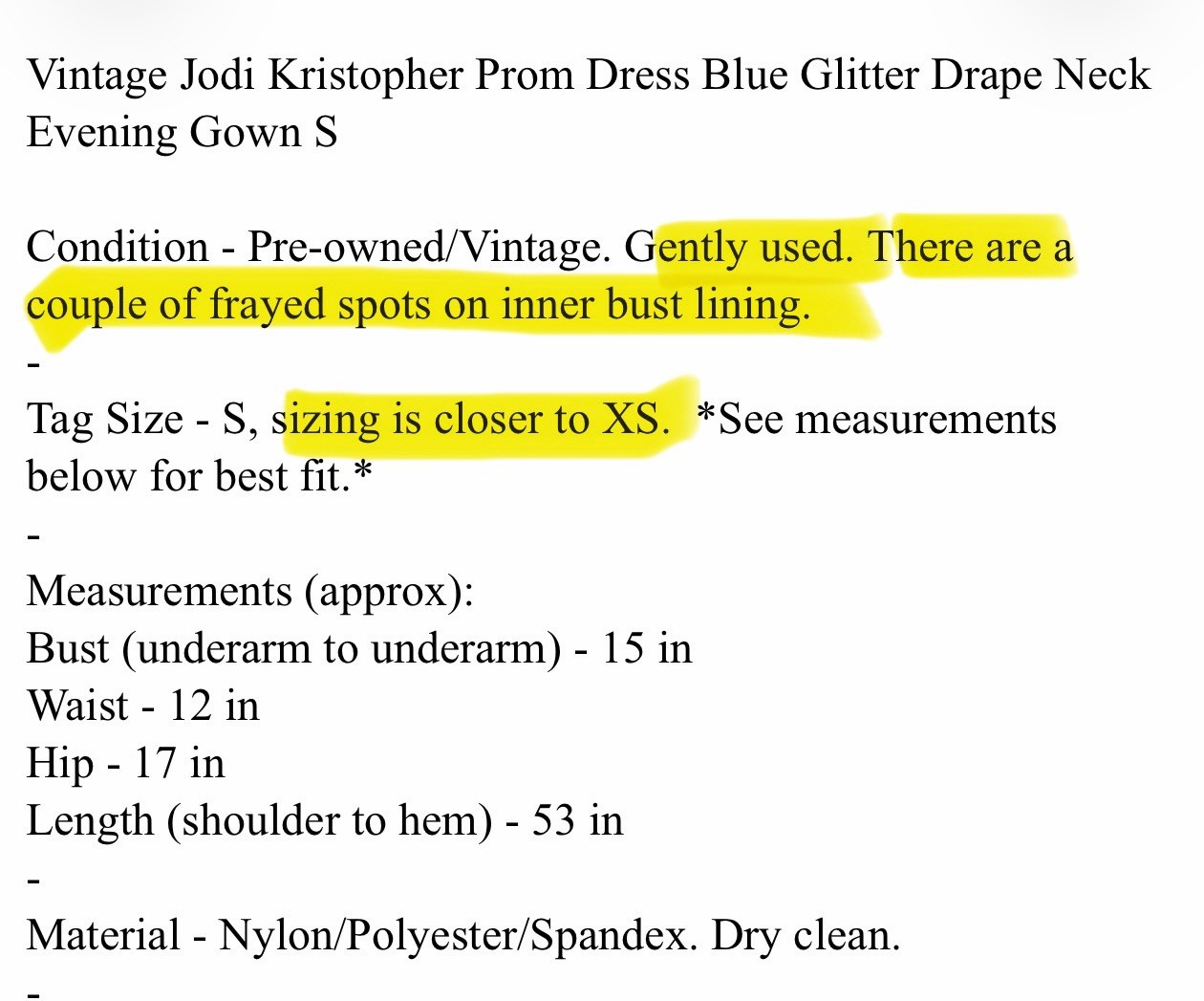 Vintage 90s Evening Dress Jodi Kristopher Navy Glitter Sparkle Maxi Slip XS / S