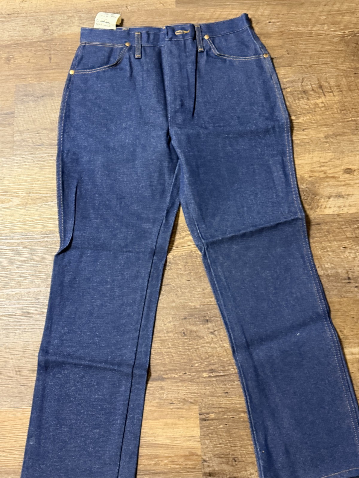 Wrangler Men&rsquo;s 34×30 Jeans Blue Cowboy Cut Straight Leg Work Denim