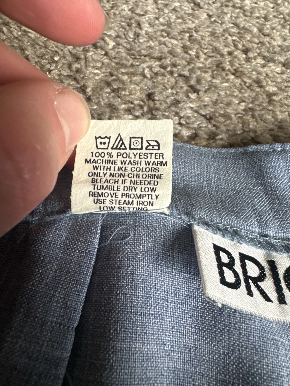 Briggs New York Baby Blue Flat Front Dress Pants Size 6 Regular 669-R68 Pastel