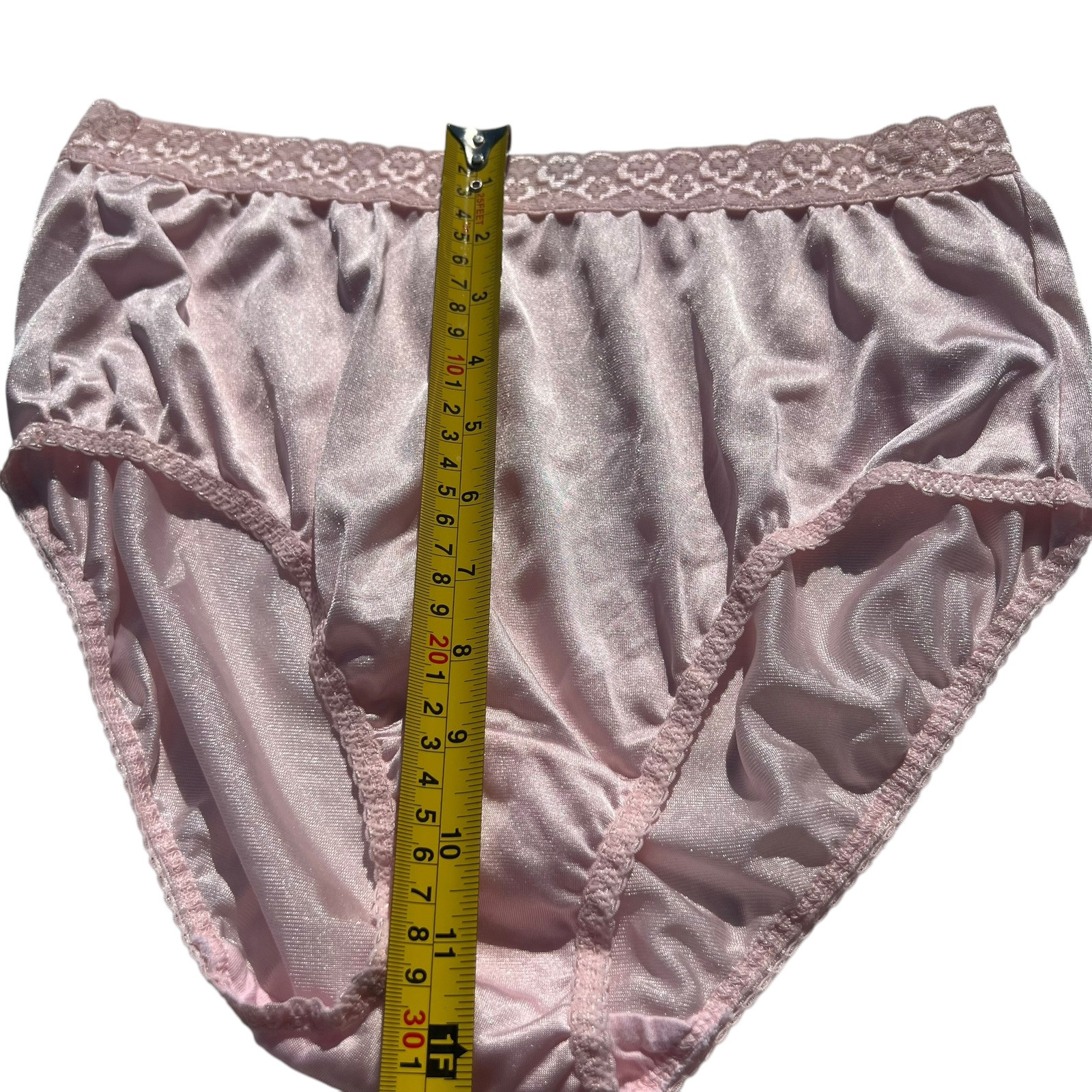 Vintage Fruit of The Loom Panties Nylon 8 Sheer Shiny Second Skin Silky Satin