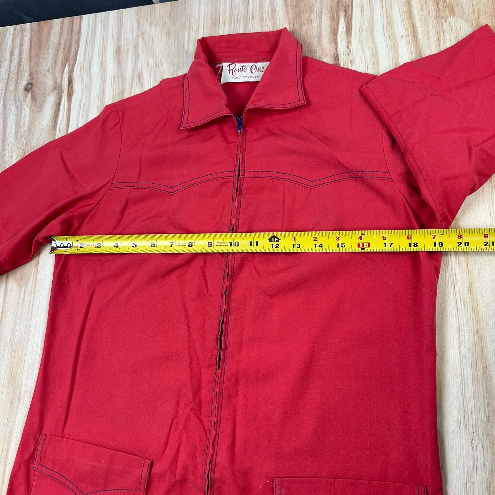 VINTAGE 60s Mod Red Solid Sheath Dress Gogo Route One FIT 6 1960s