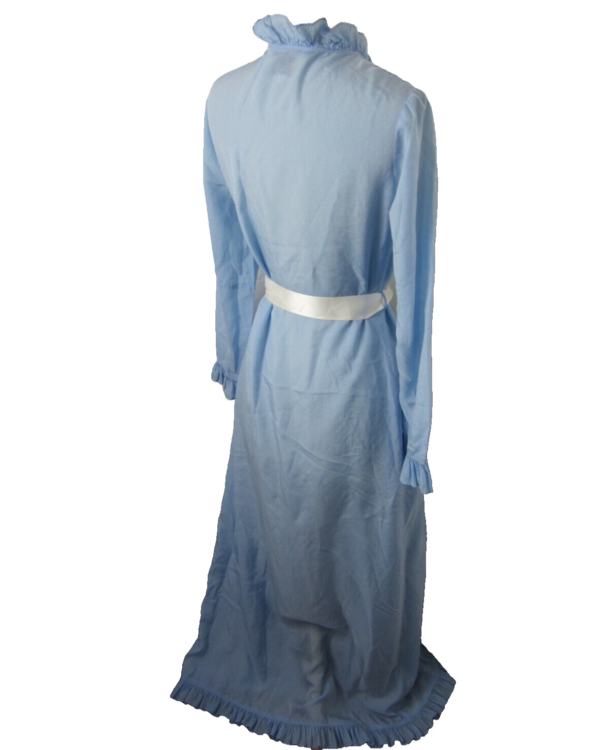 Gorgeous Vintage Mod Bill Tice Robe Pleat/Ruffle Maxi Dress Robe Size 8