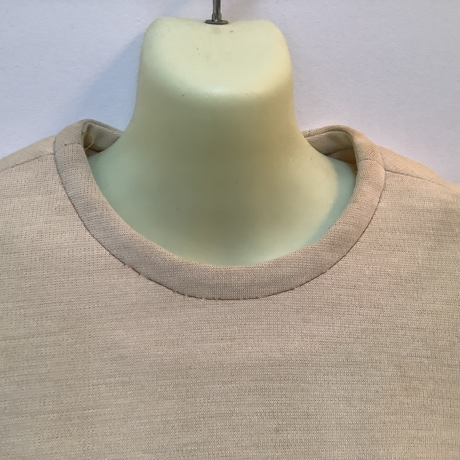 Vtg 60s 70 Mod 3 Piece Knit Pants belted Tunic top pants Coat Belt hipster Aqua