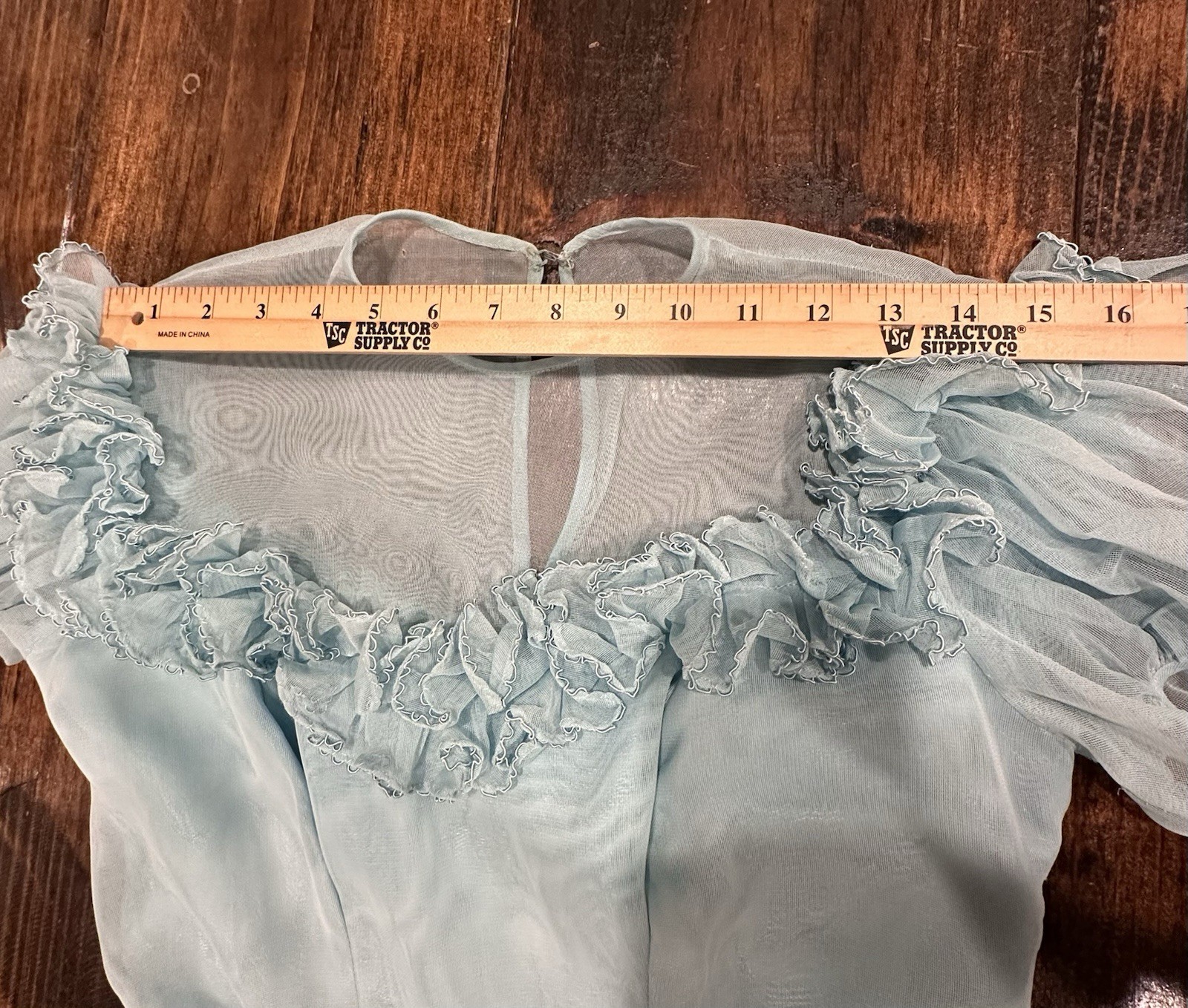 Rare 1940s Fred Perlberg Pale Blue Party Dance Gown XS/S – COSTUME OR REPAIR