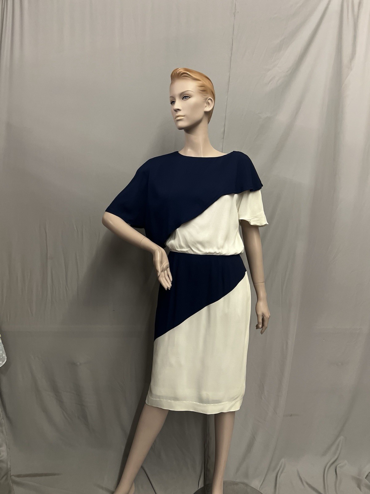 1980’s Dress French Designer Liliana Romi – Paris – made In France