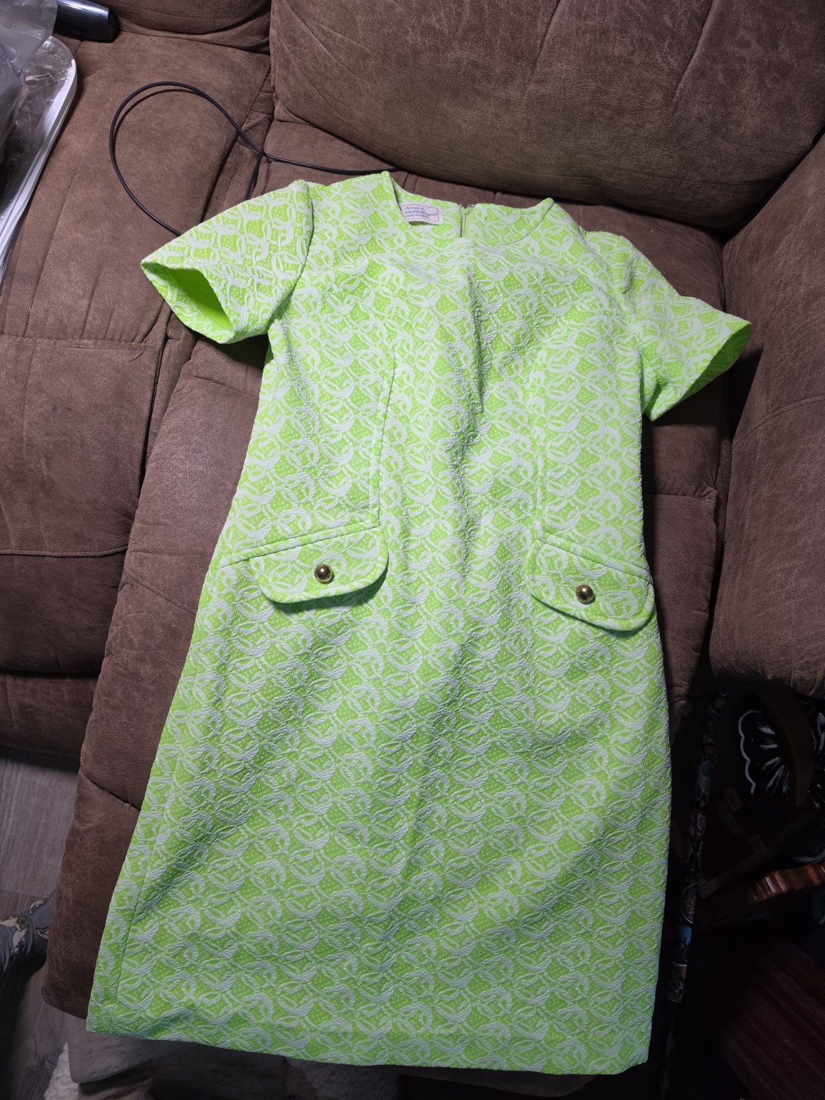 Green Jc Penneys Vintage Dress