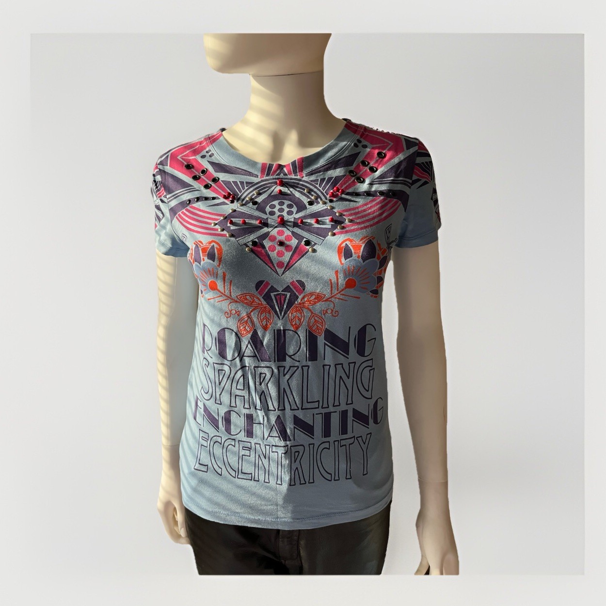 Roaring Sparkling Enchanting Electricity Graffiti Vintage Short Sleeve T Shirt