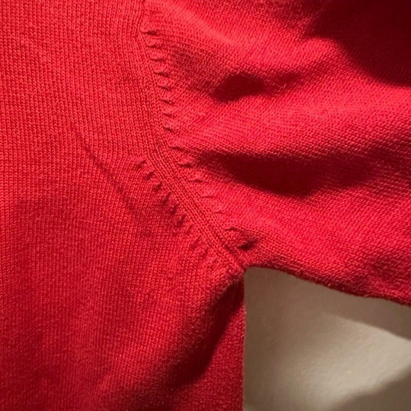 Vintage 90s Mickey Mouse Disney Argyle Pullover Sweater Oversized Red – XL