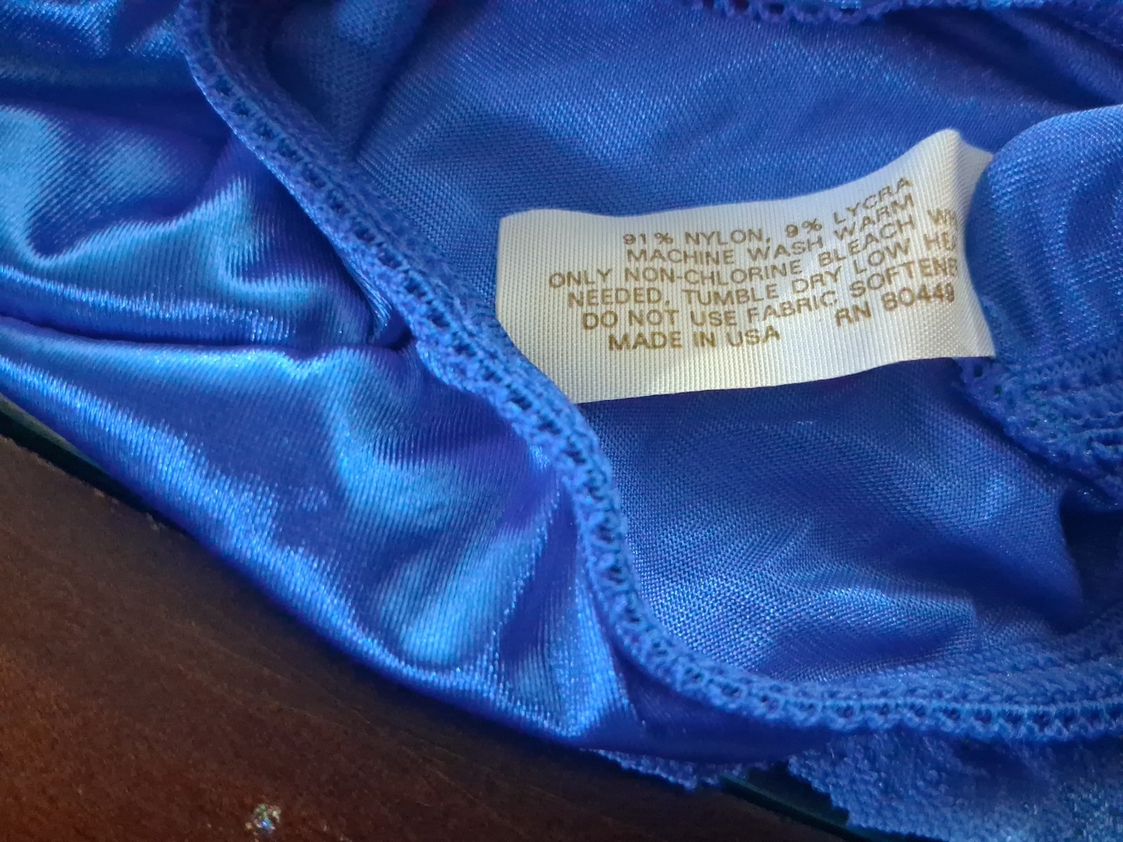 Vintage Solange SECOND SKIN Satin Full Brief Granny Panties, Sz 14/16, New