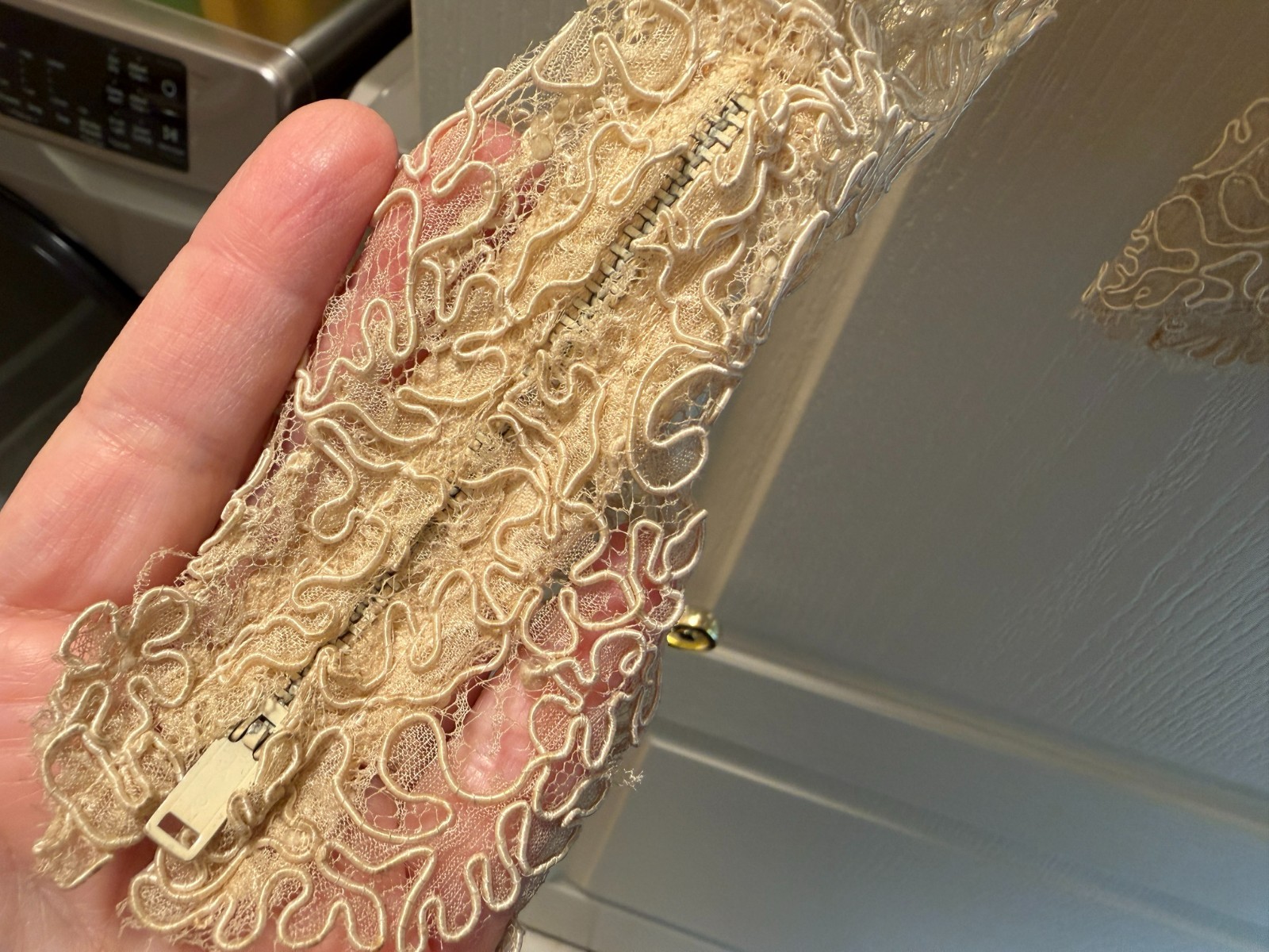 Antique Edwardian Soutache Lace Jacket, Very Fragile for Reclaiming, Rhinestone