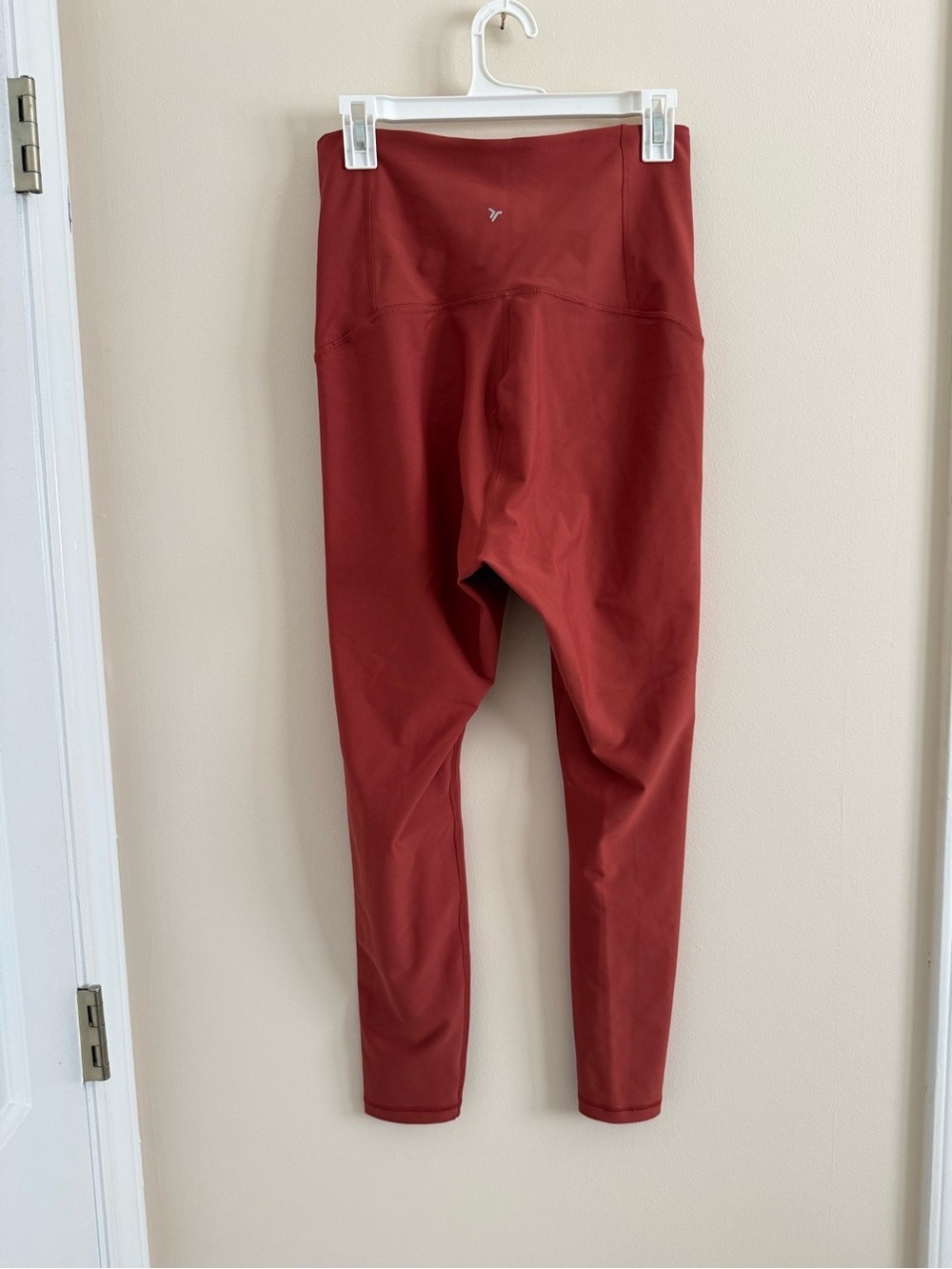 Old Navy Active Powersoft Extra High-Rise Rust Maternity Leggings Go-Dry Large