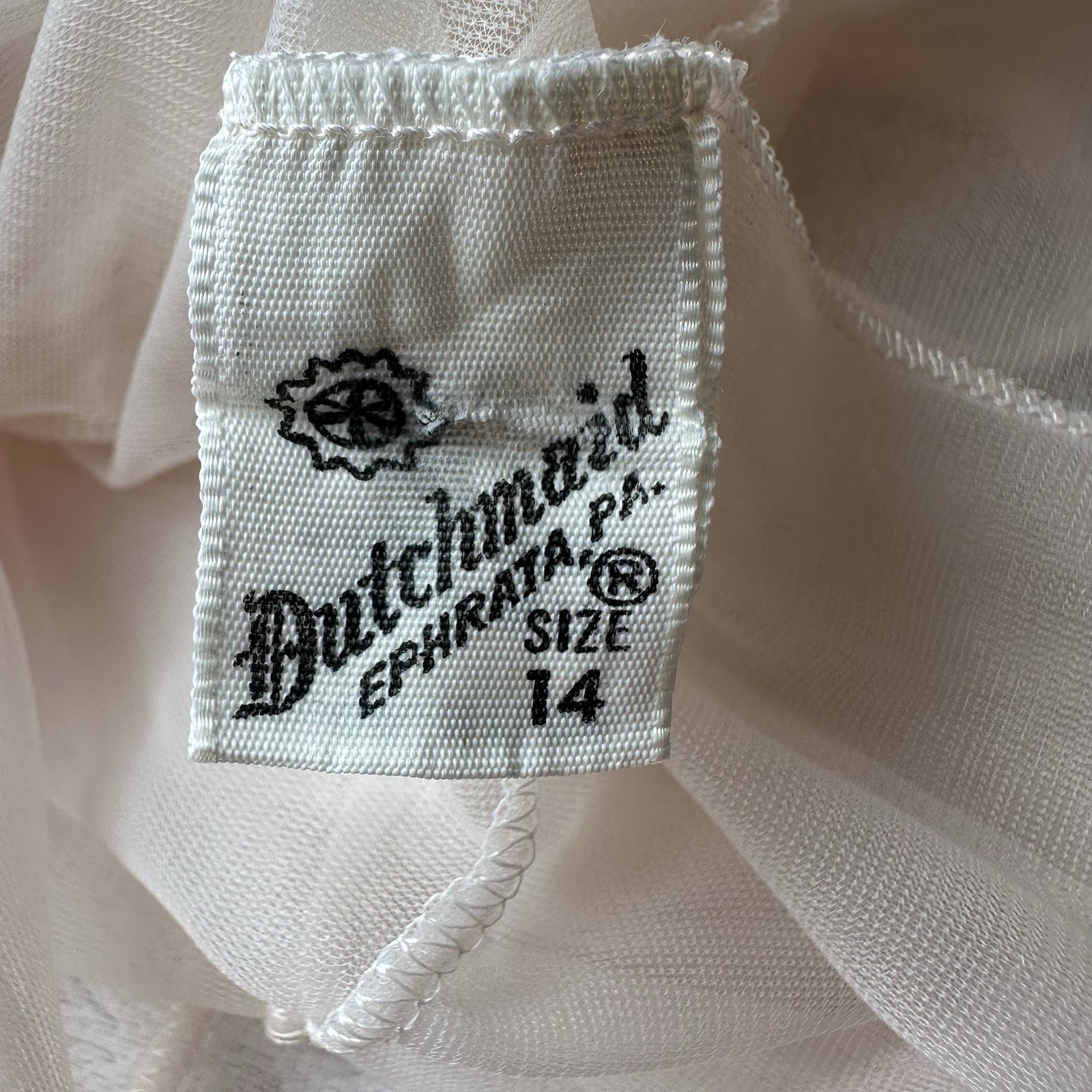 Vintage Dutchmaid 60s Pink Peignoir Set Nylon Sheer Robe & Gown Lace Romantic 14