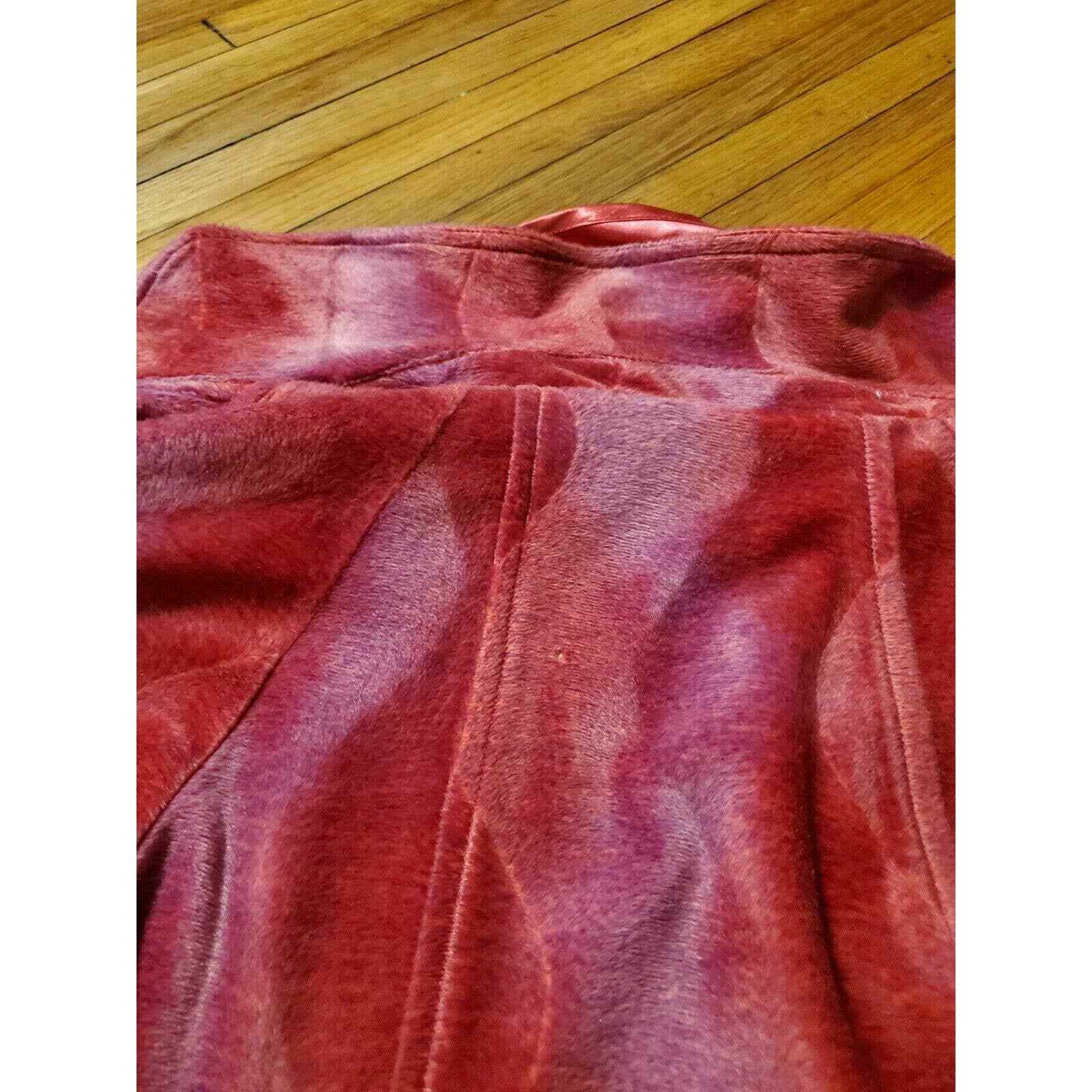 Vintage Pink Velour Jacket 70s Coat Psychedelic Mod Bold Made In America Groovy