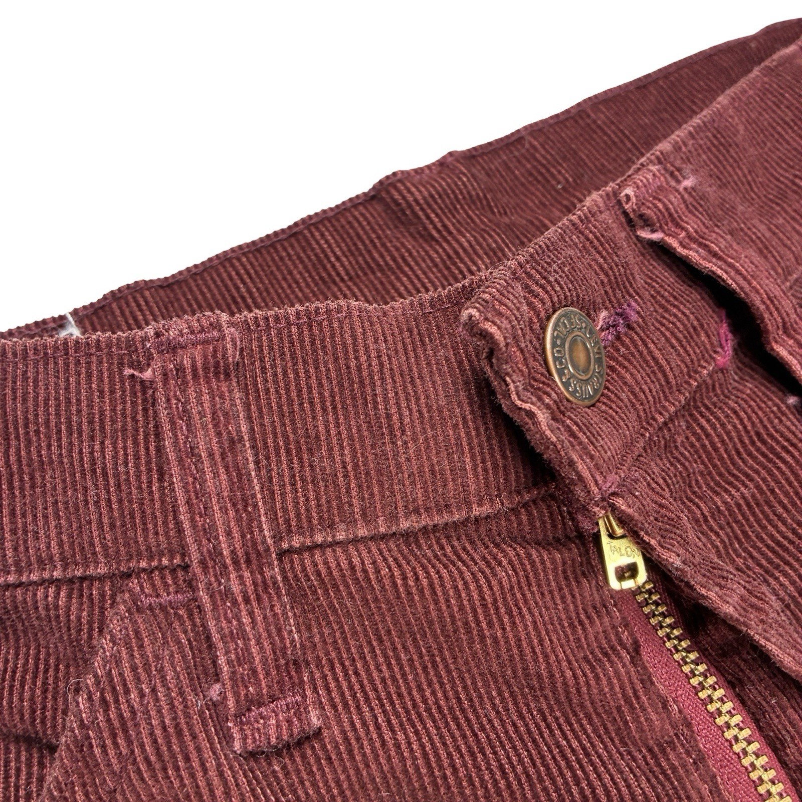 VTG 70s Levi&rsquo;s 646 Corduroy Bell Bottom Flare Pants 1583 White Tab 29×33 (28×32)