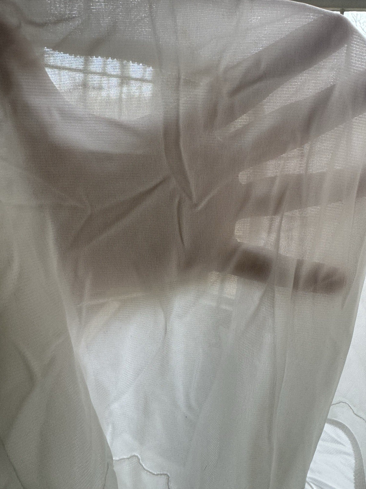 VTG Dixie Belle Sheer Nylon High Waist Panties White Sculpted Feature 3 In Lot