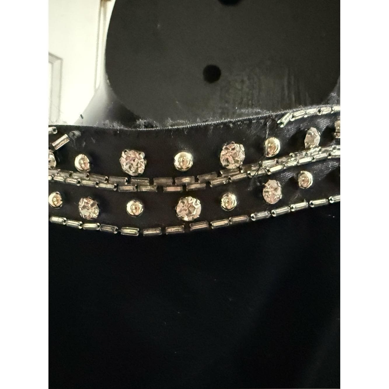 Vintage Off The Shoulder Black Beaded Velvet Long Dress 80s 90s Long Sleeve