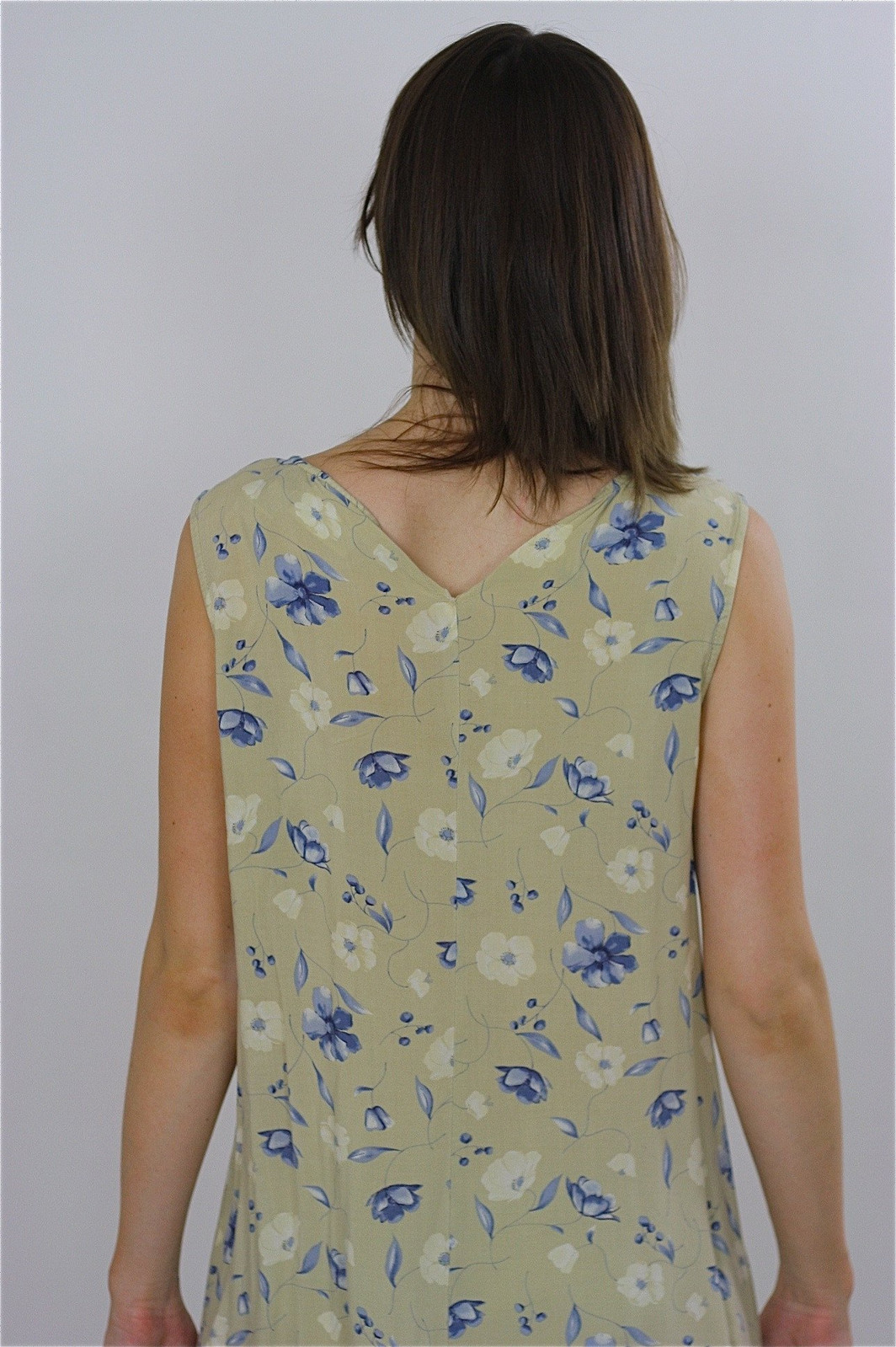 Vintage VTG 90s Grunge dress Boho Hippie mini floral mini dress