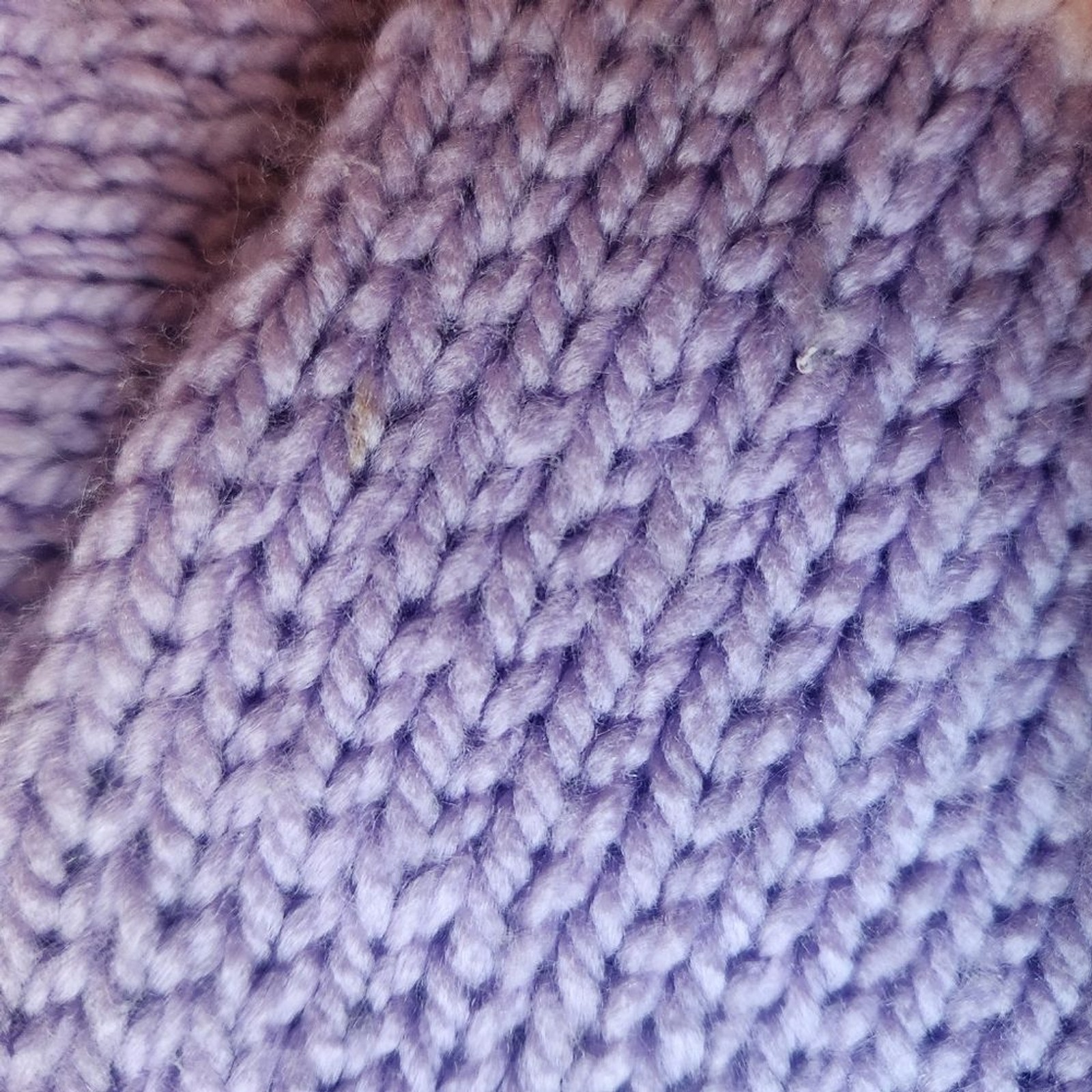 Handmade knit sweater.