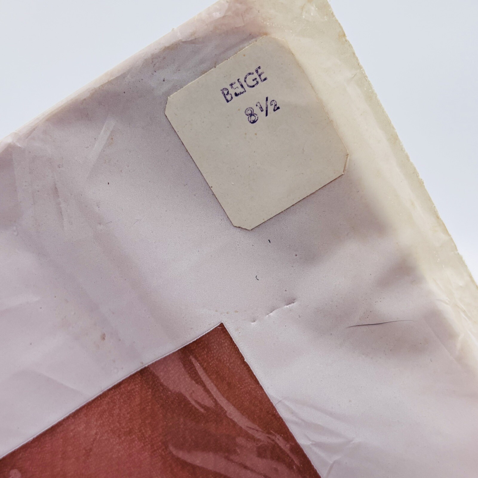 Seamless Stockings 50’s Size 8.5 Two Pairs Beige & Cinnamon Original Packaging