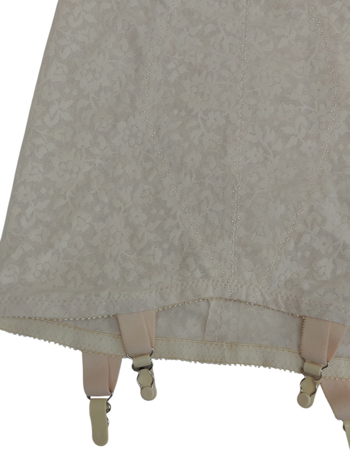 Vintage Crown-nette Open Bottom Girdle With Garter Size L