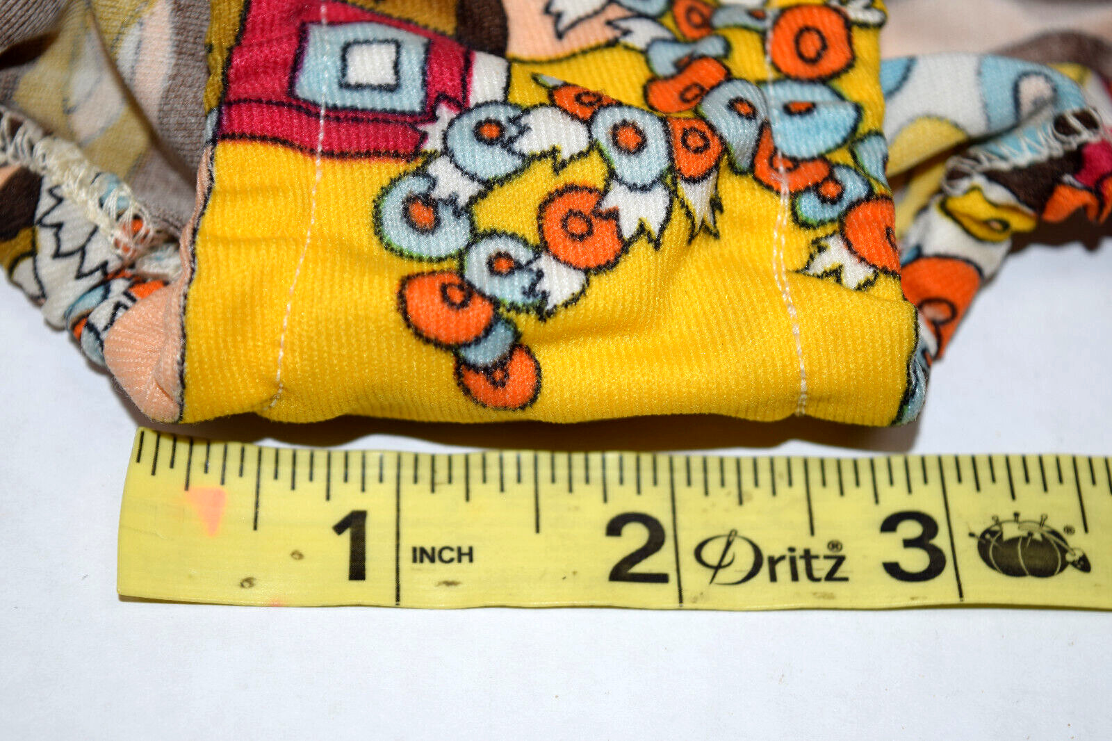 Swimsuit Bikini VTG 60s Pop Art Patchwork Bikini Sz 10 XS/S French Canadian