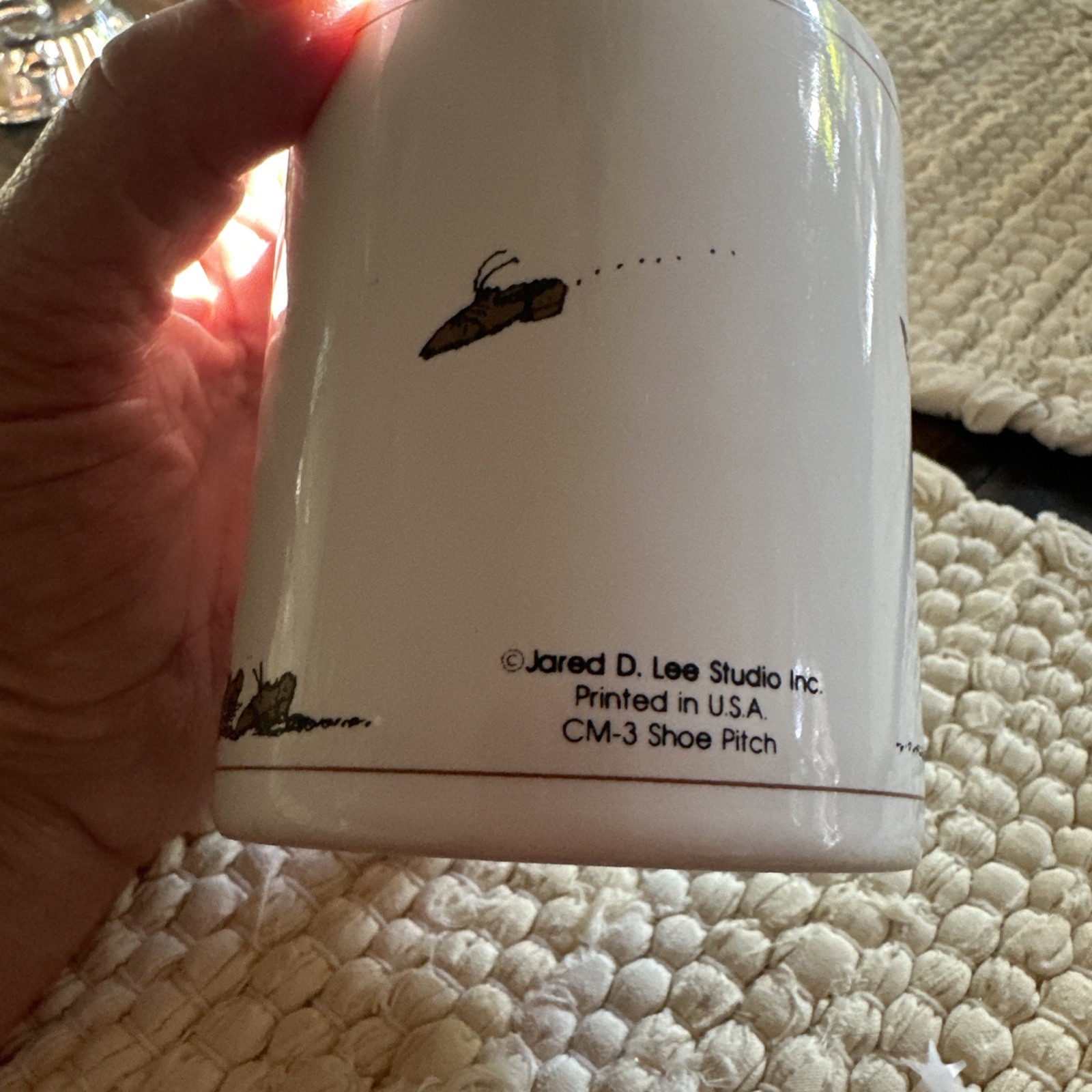 Equestrian Humor 10 Oz Coffee Mug Jared D Lee Studio CM3 Shoe Pitch