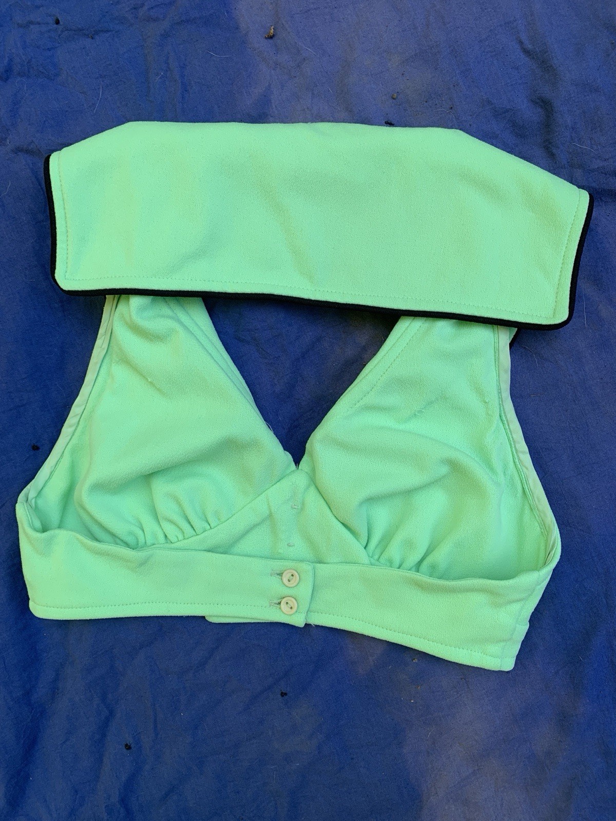 1970&rsquo;s Mint Two-piece Flared Halter Top Set