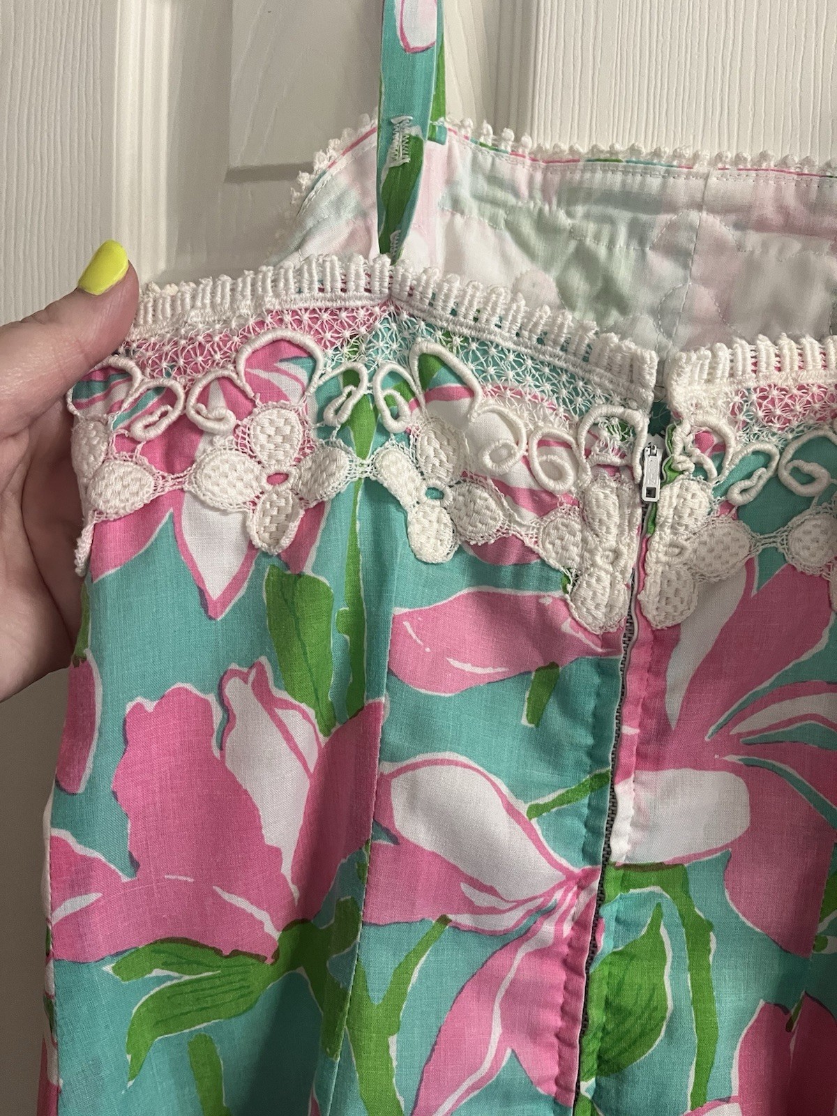 Vintage 1970s Liza By Lilly Pulitzer Floral Sundress Size 5/6