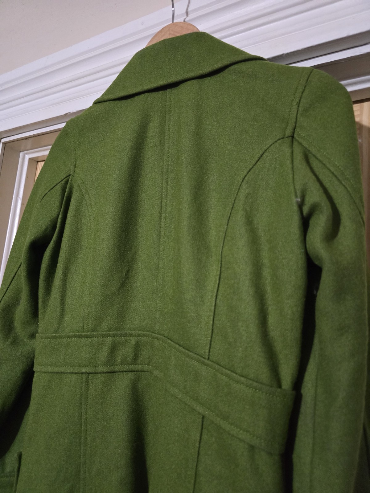 1970&rsquo;s Tulle Forest Green Wool Jacket With Lining and Pockets