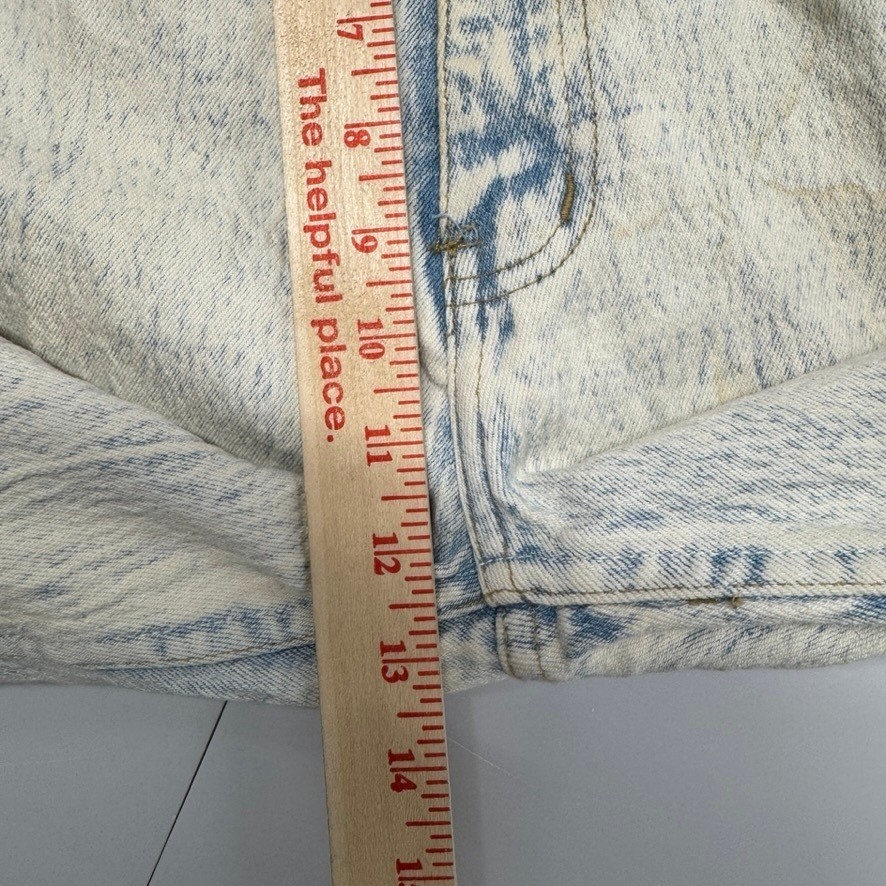 Anti-Basic Daily Jeans Vintage Acid Wash High Waist Lattice Side Detail 17/18