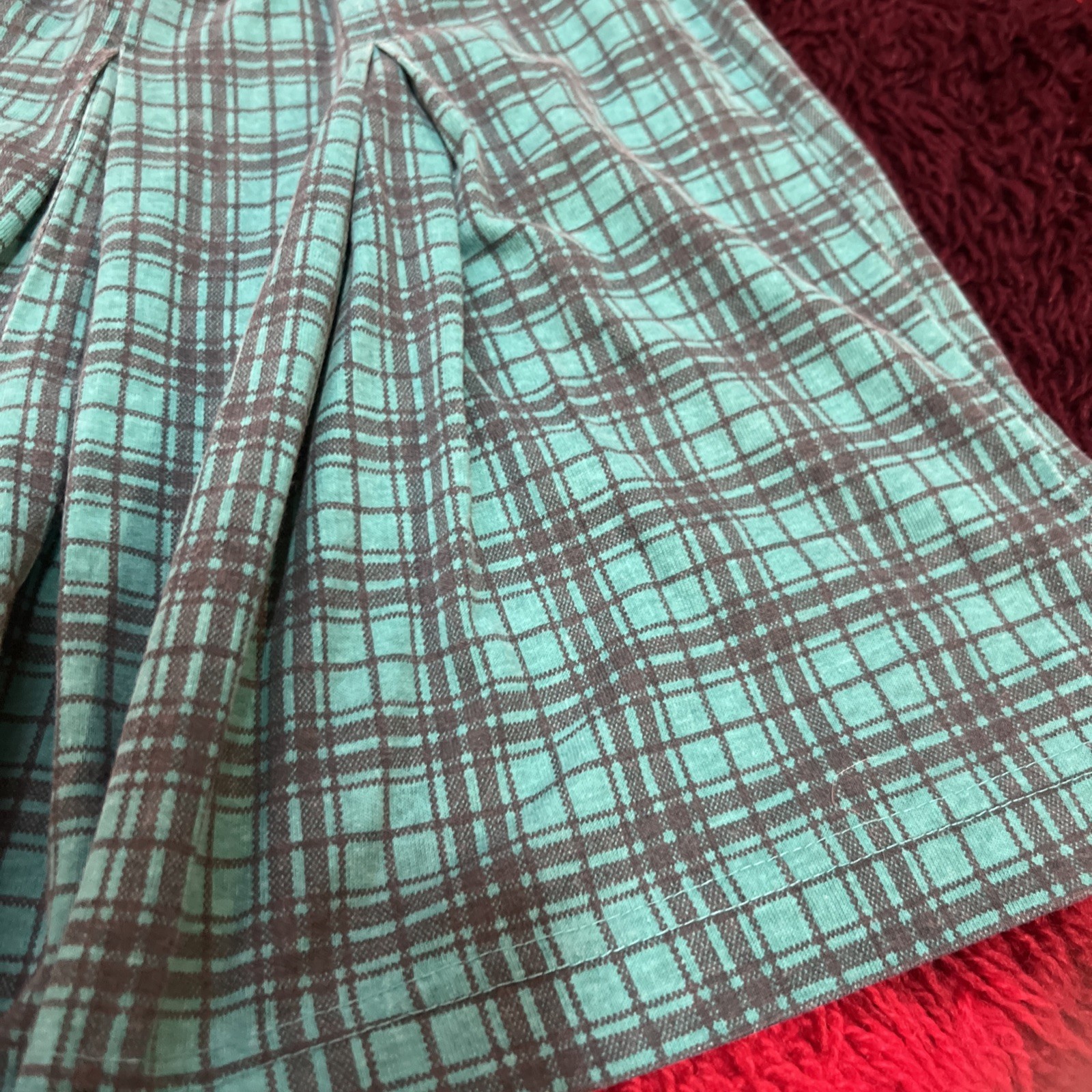 Vintage 80s Classic Gitano Culottes Plaid Shorts Girls XL Or Ladies XS