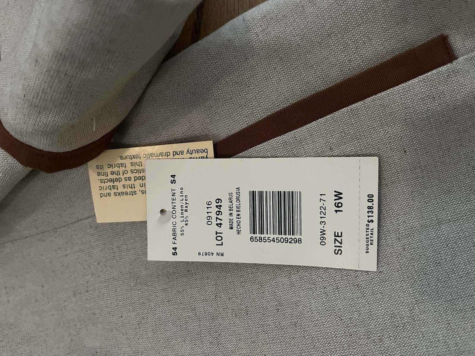 Harve Bernard Vintage Blazer- Plus Size, 16w New With Tags!