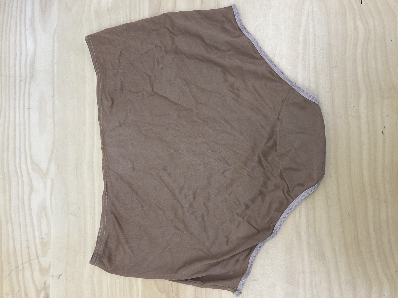 Vintage 1950&rsquo;s Hollywood Vassarette Granny Panties Brown Nylon Lace Size 6