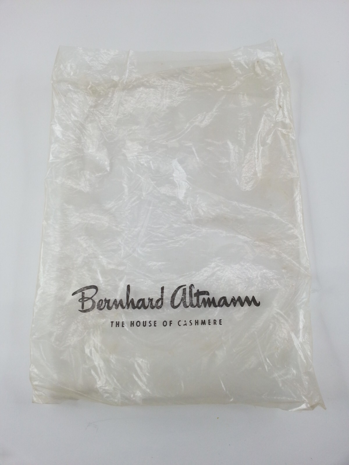 Vintage 1970s Bernard Altmann Made Austria 100% Lambs Wool Original Bag As-is