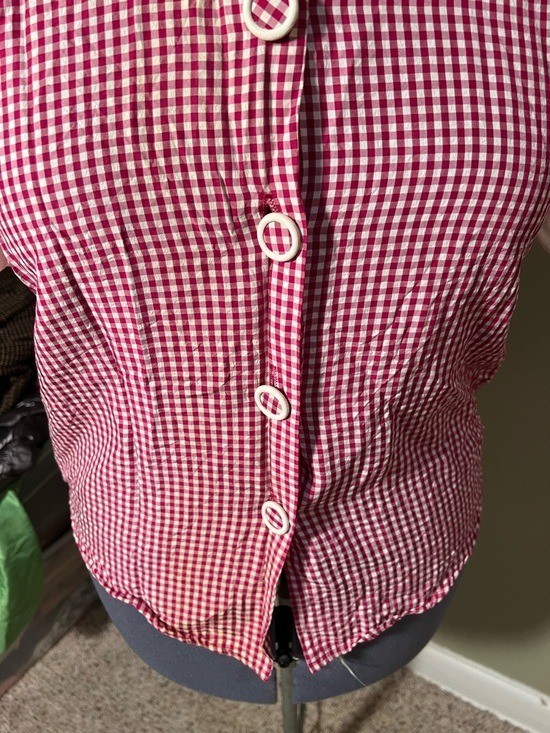 Vintage Sophisticates by Jonathan Martin Women&rsquo;s Skirt Set Pink White Gingham