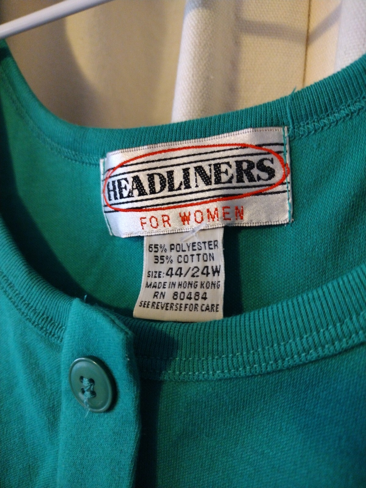VTG Plus Size 44/24W Headliners Venture Stores Inc Knit Top St Patrick&rsquo;s Day CL6